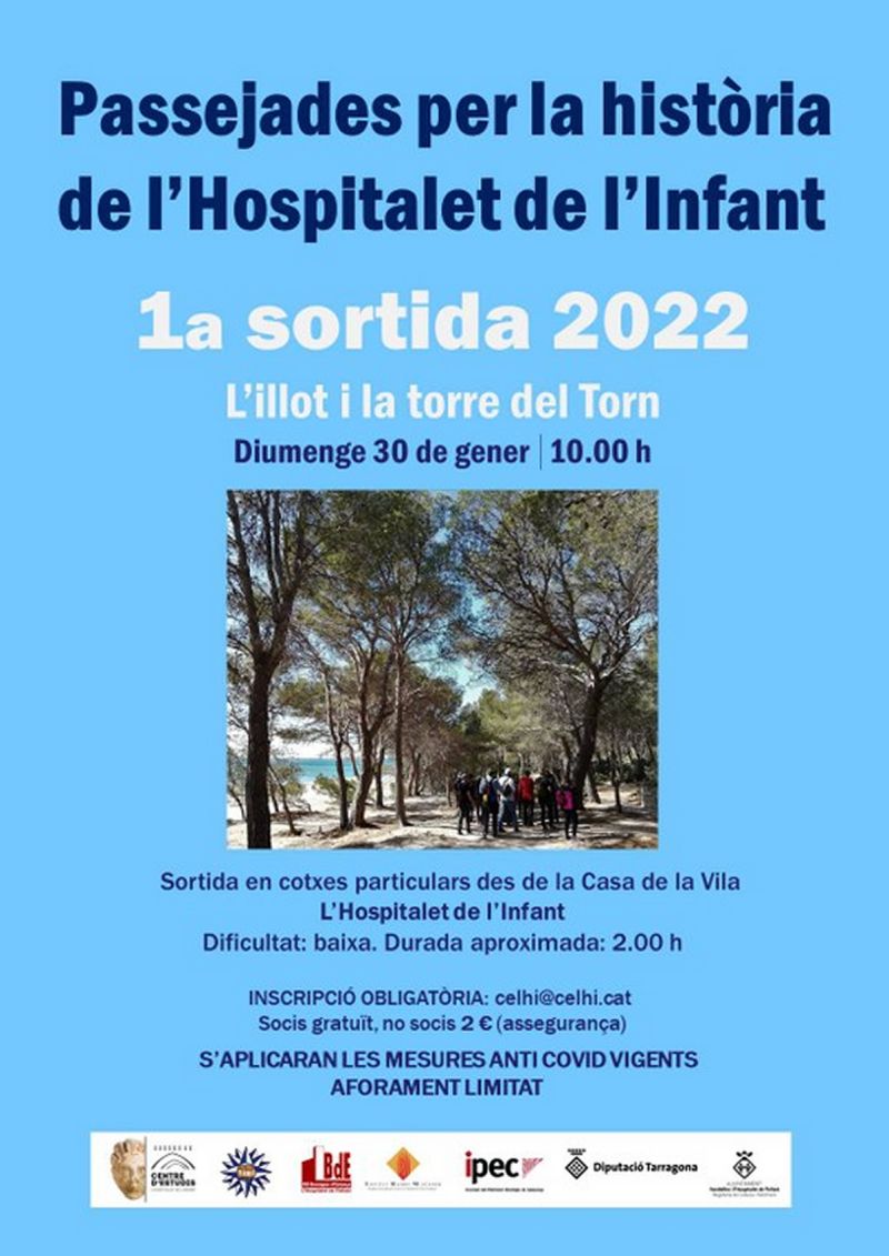 Passejades per la histria de l’Hospitalet de l’Infant: sortida a l’illot i la torre del Torn