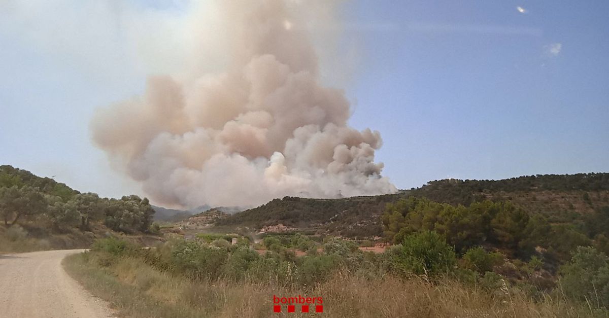 Declarat un incendi a Corbera d’Ebre i 27 dotacions dels Bombers treballen per extingir-lo | EbreActiu.cat, revista digital d’oci actiu | Terres de l’Ebre ...