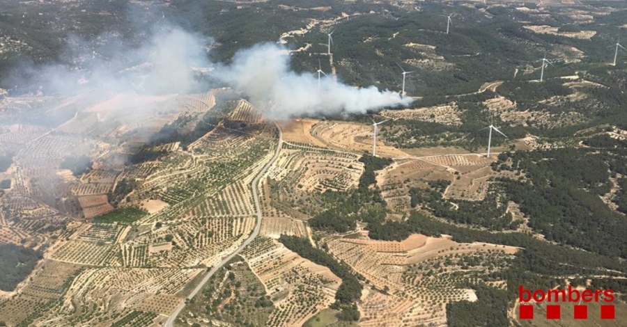 Declarat un incendi a la Fatarella, a la Terra Alta | EbreActiu.cat, revista digital d’oci actiu | Terres de l’Ebre ...