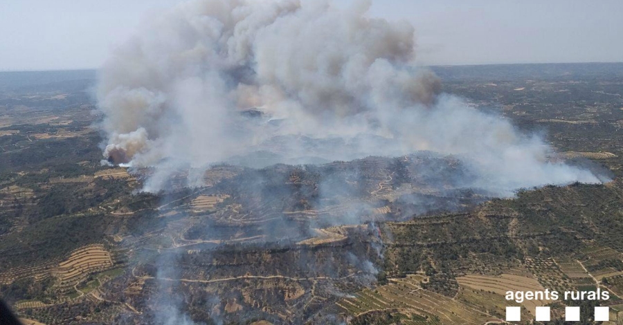 L’incendi forestal a la Torre de l’Espanyol ja afecta ms de 2.500 hectrees | EbreActiu.cat, revista digital d’oci actiu | Terres de l’Ebre ...