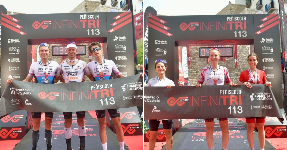 Jordi Montraveta i Zoe Leurs, tetracampions de l’Infinitri 113 Triathlon Penscola en la categoria masculina i femenina, respectivament | EbreActiu.cat, revista digital d’oci actiu | Terres de l’Ebre ...