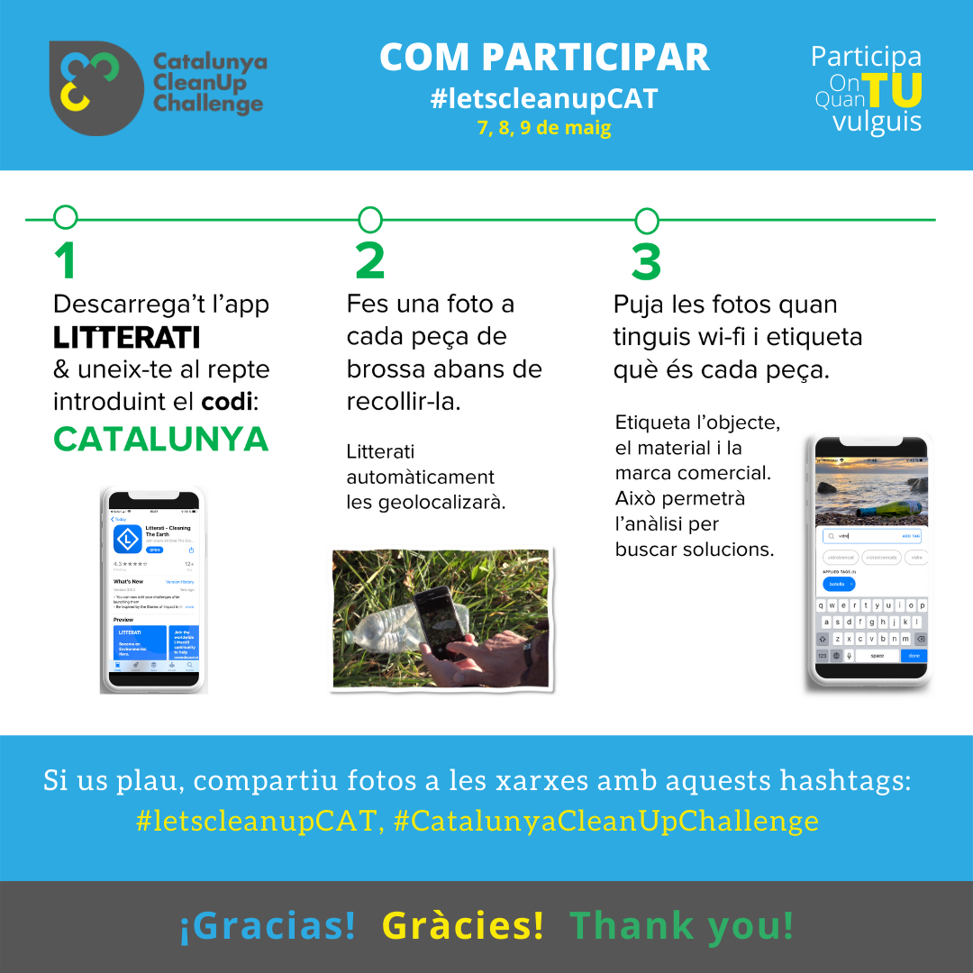 Catalunya CleanUp Challenge: Jornada de neteja a les platges de les Cases dAlcanar