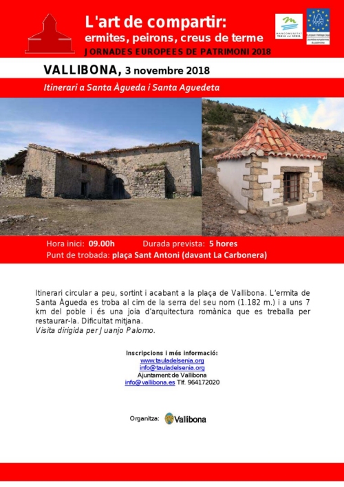 Itinerari a Santa gueda i Santa Aguedeta