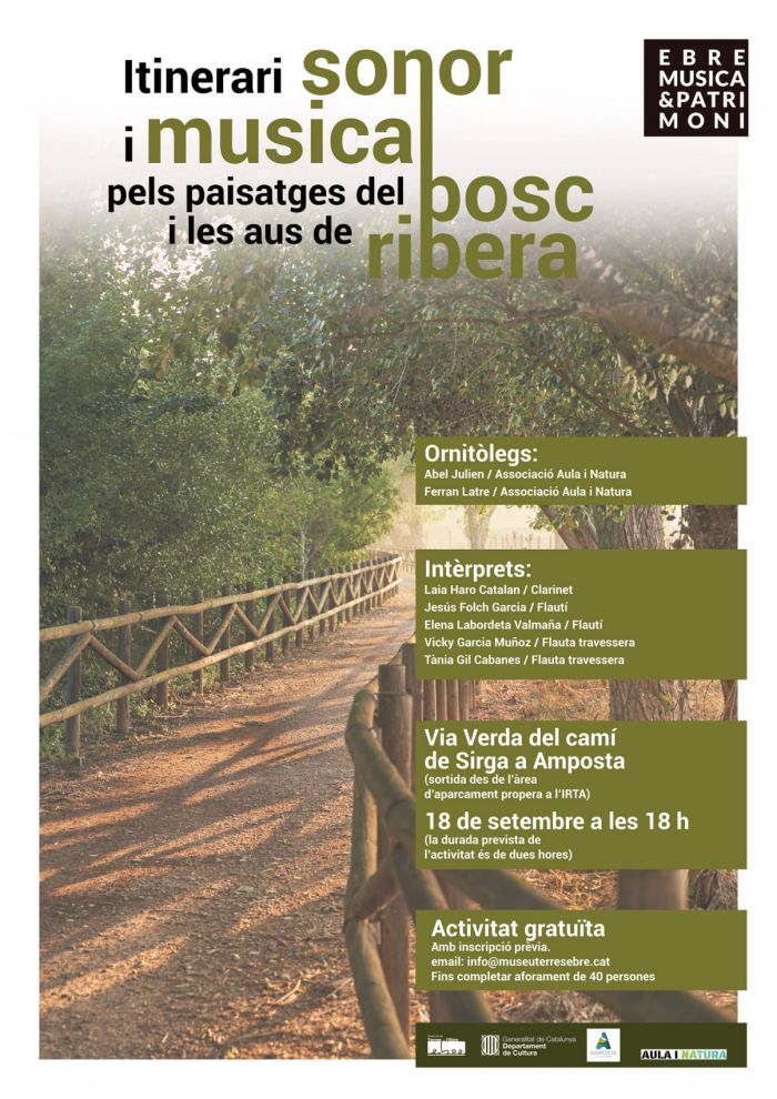 Itinerari sonor i msica pels paisatges del bosc i les aus de ribera