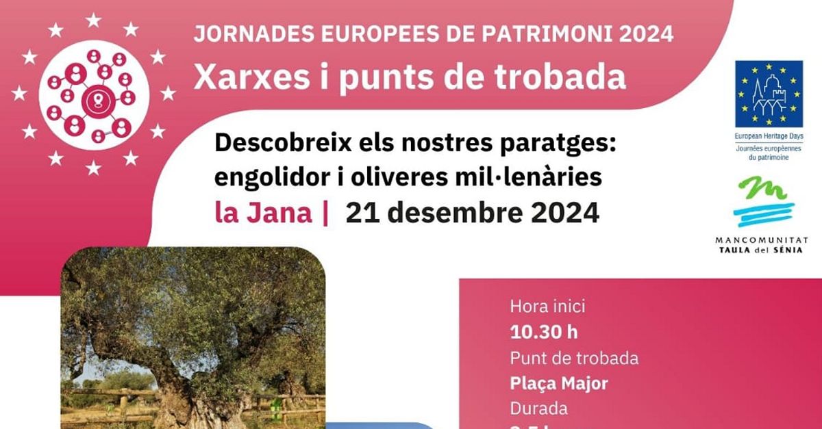 JEP2024. Jornades Europees del Patrimoni a la Jana