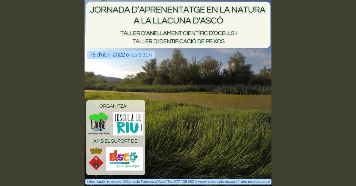 Jornada d’aprenentatge a la natura a la llacuna d’Asc