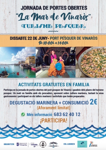 La Mar de Vinars, jornada de puertas abiertas de turismo pesquero en la lonja del Puerto de Vinars | EbreActiu.cat, revista digital de ocio activo | Terres de l’Ebre...