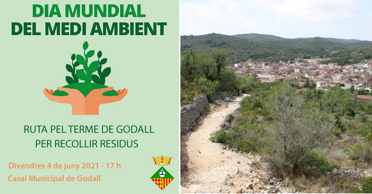 Ruta por el trmino de Godall para recoger residuos