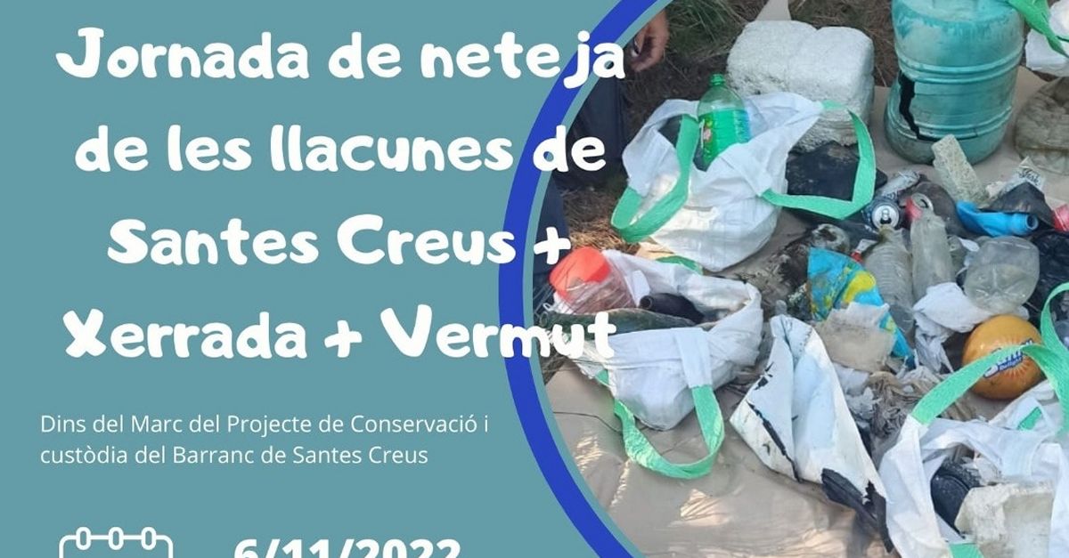 Jornada de neteja de les llacunes de Santes Creus