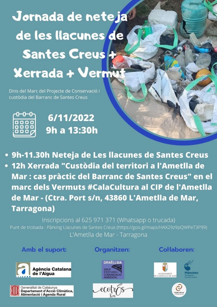 Jornada de neteja de les llacunes de Santes Creus