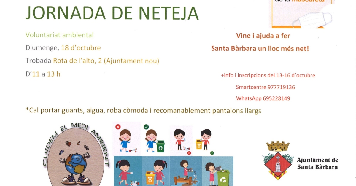 Jornada de neteja a Santa Brbara