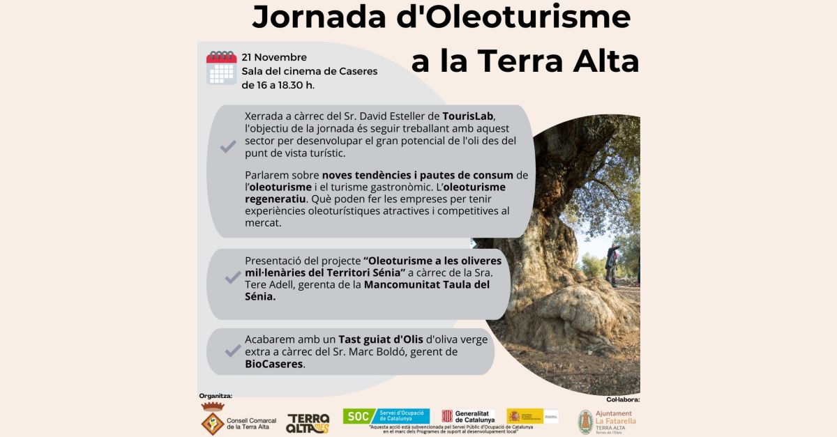 Jornada dOleoturisme a la Terra Alta