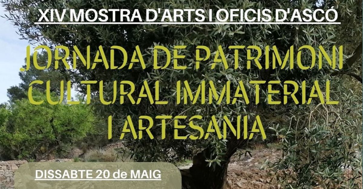 Jornada de Patrimoni Cultural Immaterial i Artesania