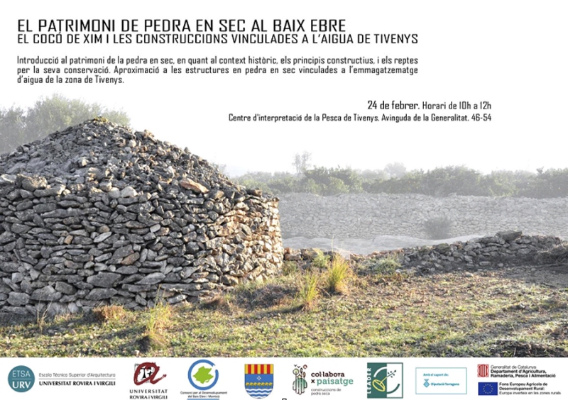 Jornada sobre el patrimoni de pedra en sec al Baix Ebre | EbreActiu.cat, revista digital d’oci actiu | Terres de l’Ebre ...