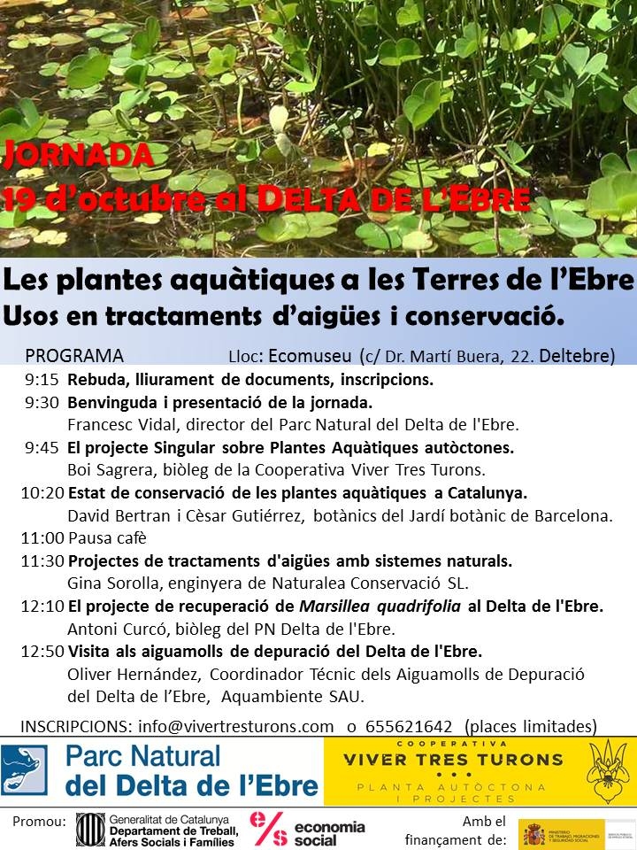 Jornada: Les plantes aqutiques a les Terres de lEbre