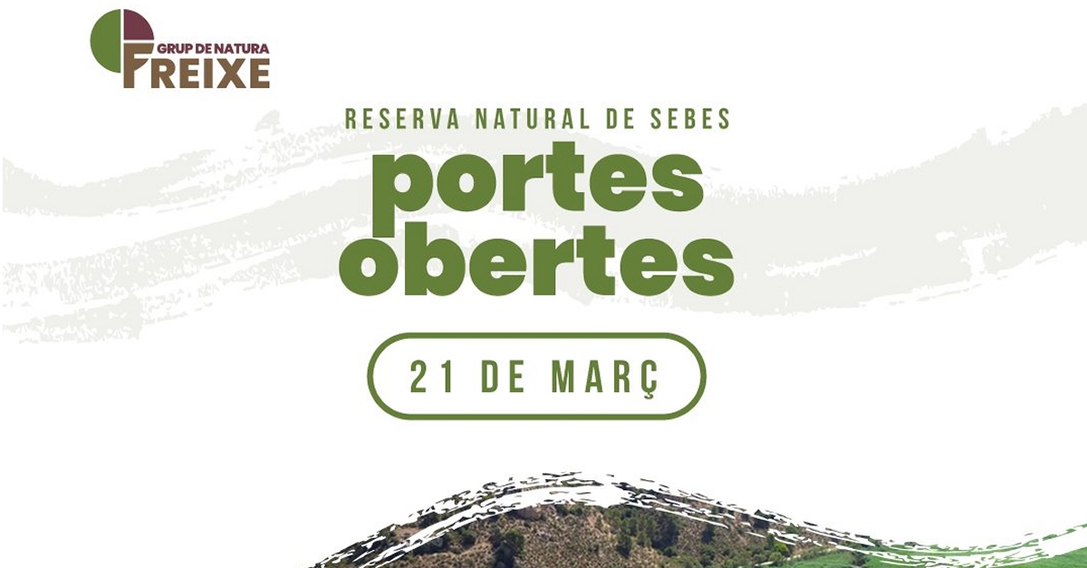 Jornada de portes obertes a la Reserva Natural de Sebes