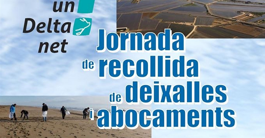 Jornada de recogida de residuos vertidos en el Delta del Ebro **SUSPENDIDA