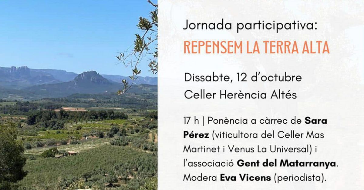 Jornada participativa Repensem la Terra Alta