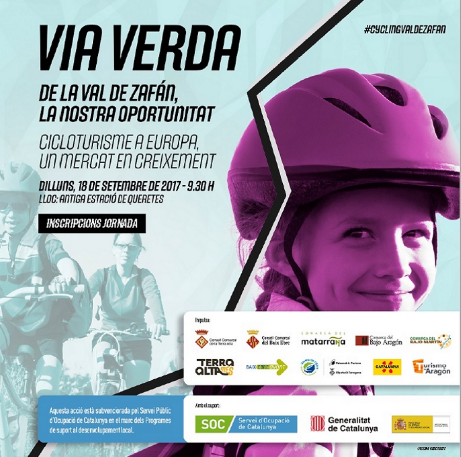 Jornada sobre cicloturisme a la Via Verda de la Val de Zafn