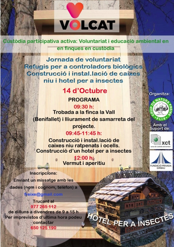 4a Jornada de voluntariat projecte VOLCAT 2017