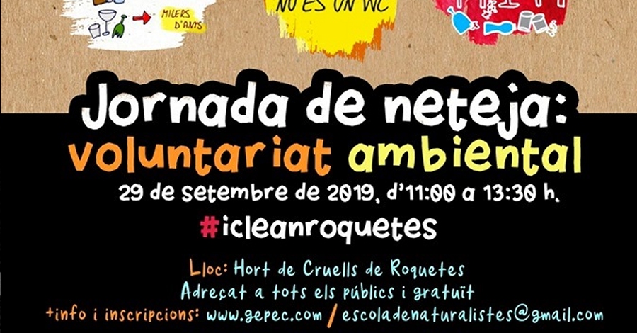 Jornada de limpieza. Voluntariado ambiental