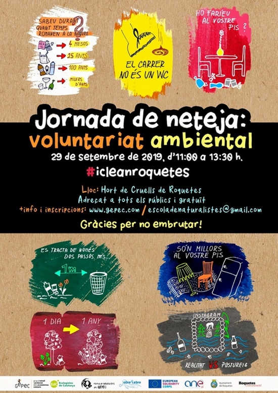 Jornada de neteja. Voluntariat ambiental