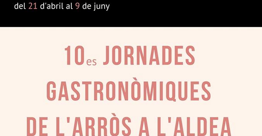 10es Jornades Gastronmiques de lArrs de lAldea