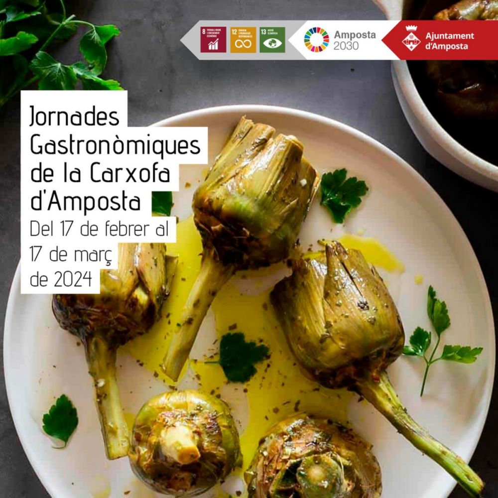 Jornades gastronmiques de la carxofa 2024 als restaurants dAmposta