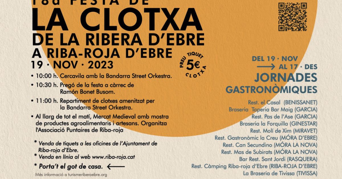 Jornades Gastronmiques de la Clotxa de la Ribera dEbre 