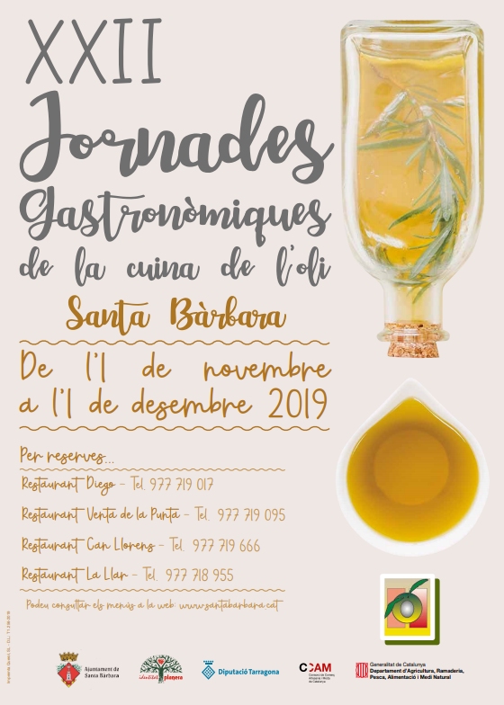 XXII Jornades Gastronmiques de la Cuina de l’Oli de Santa Brbara