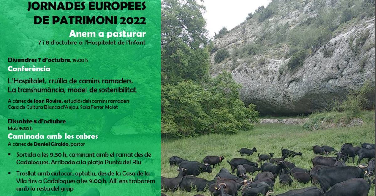 Jornades Europees de Patrimoni 2022. Anem a pasturar