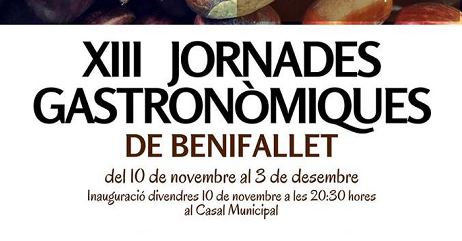 XIII Jornadas Gastronmicas de Benifallet. Boniato y castaa