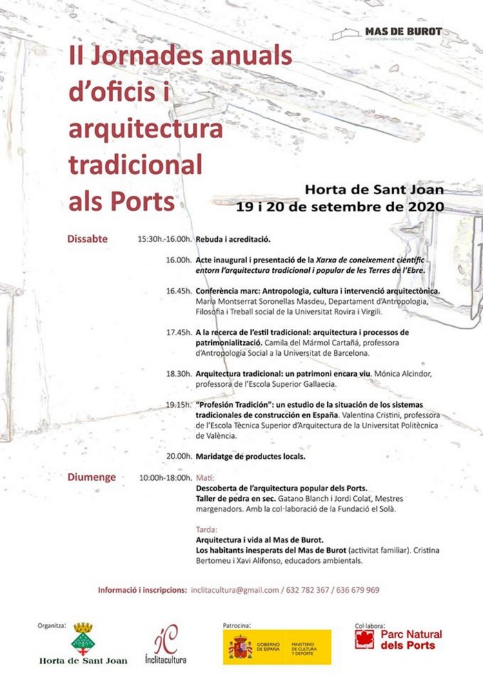 II Jornades anuals doficis i arquitectura tradicional als Ports