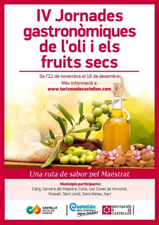 IV Jornades Gastronmiques de loli i els fruits secs