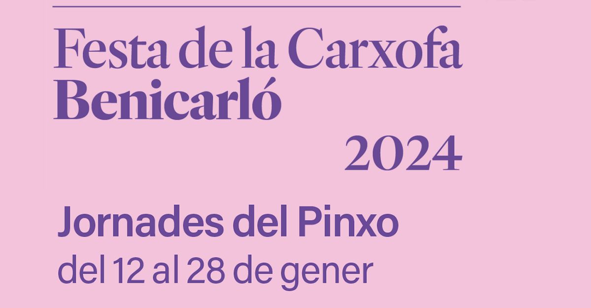 Jornadas del Pinchoo de Benicarl 2024