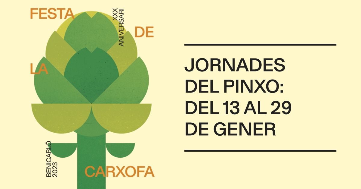 Jornades del Pinxo de la Carxofa de Benicarl 2023