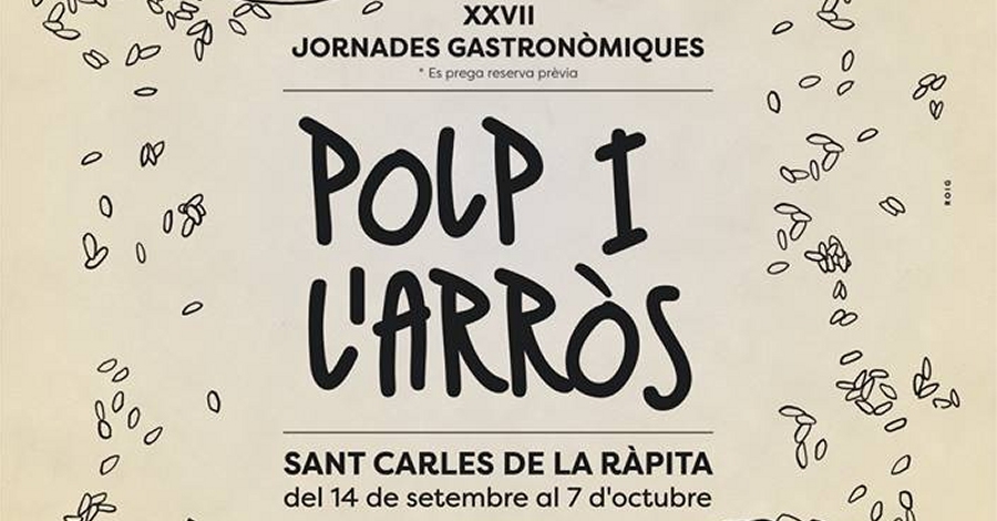 27enes Jornades Gastronmiques del Polp i lArrs 