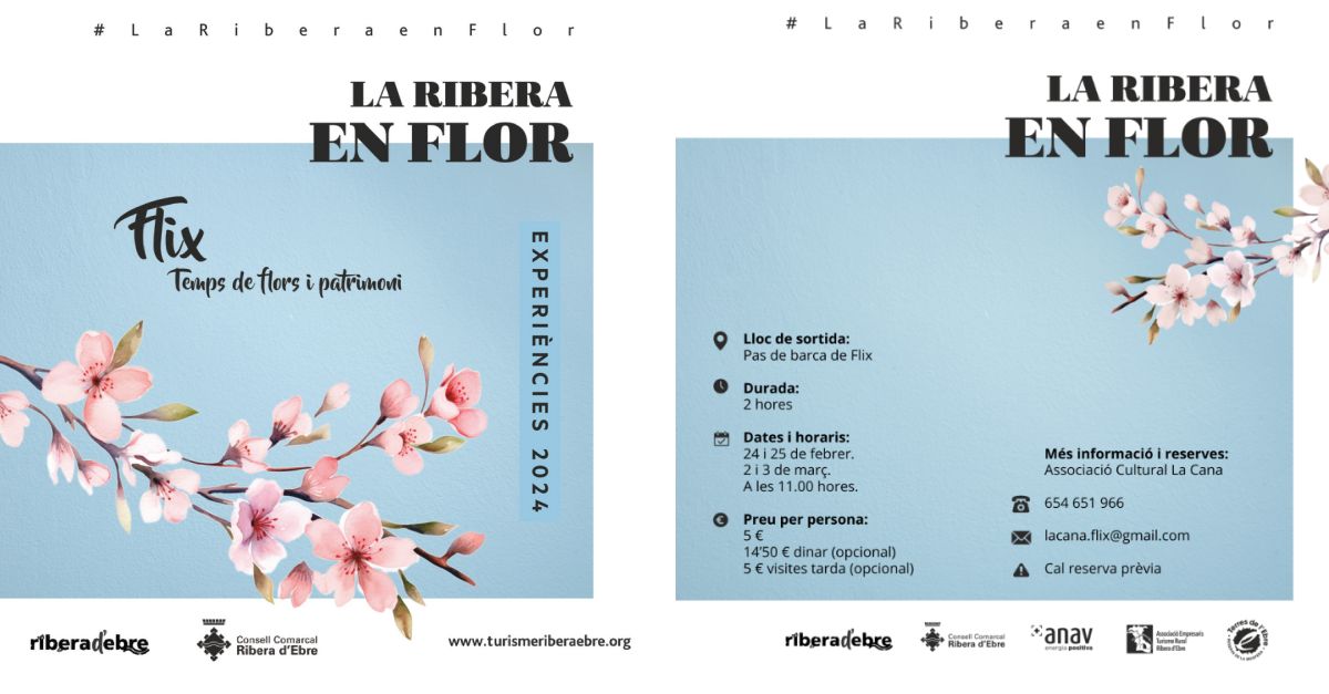 La Ribera en Flor en Flix