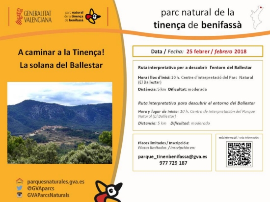 A caminar a la Tinena: La solana del Ballestar