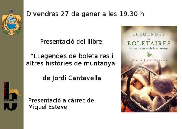 Presentaci del llibre Llegendes de Boletaires i altres histries de muntanya