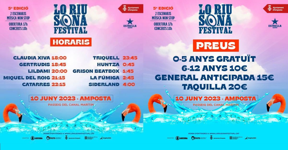 Lo Riu sona Festival. 5a edici