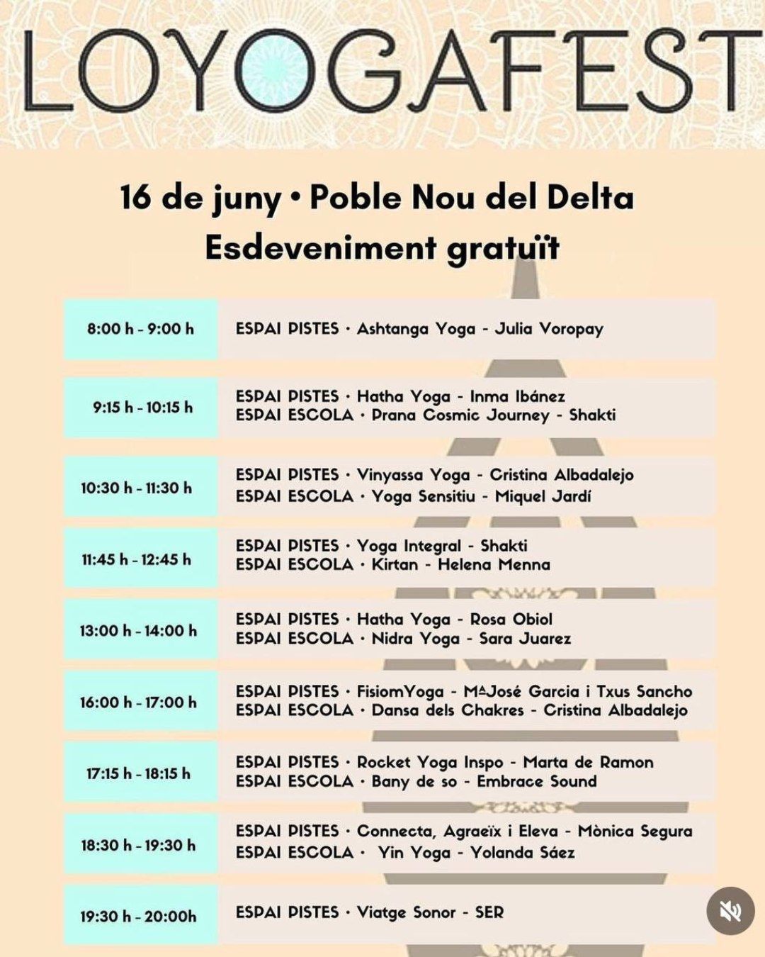 Lo Yogafest. Celebraci del Dia Internacional del Ioga al Delta de lEbre