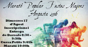 Marat popular Festes Majors Amposta 2016