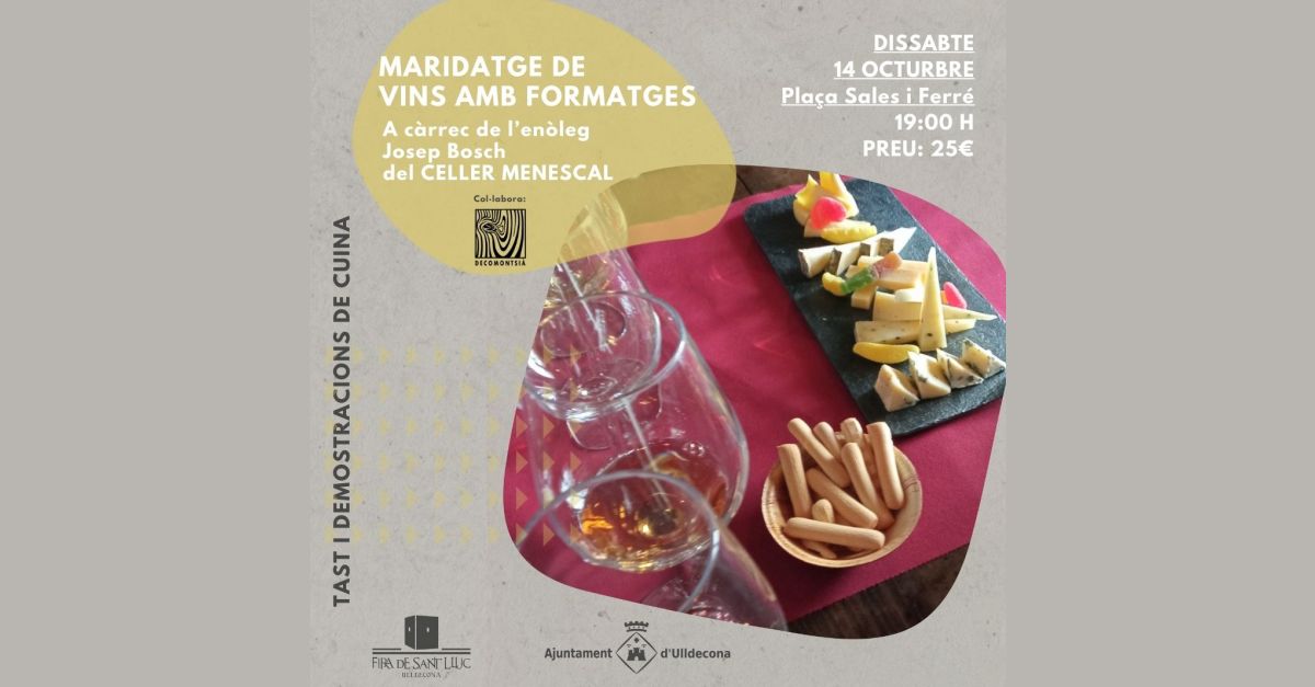 Maridatge de vins amb formatges