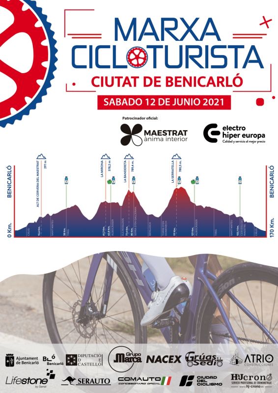 1a Marxa cicloturista Ciutat de Benicarl