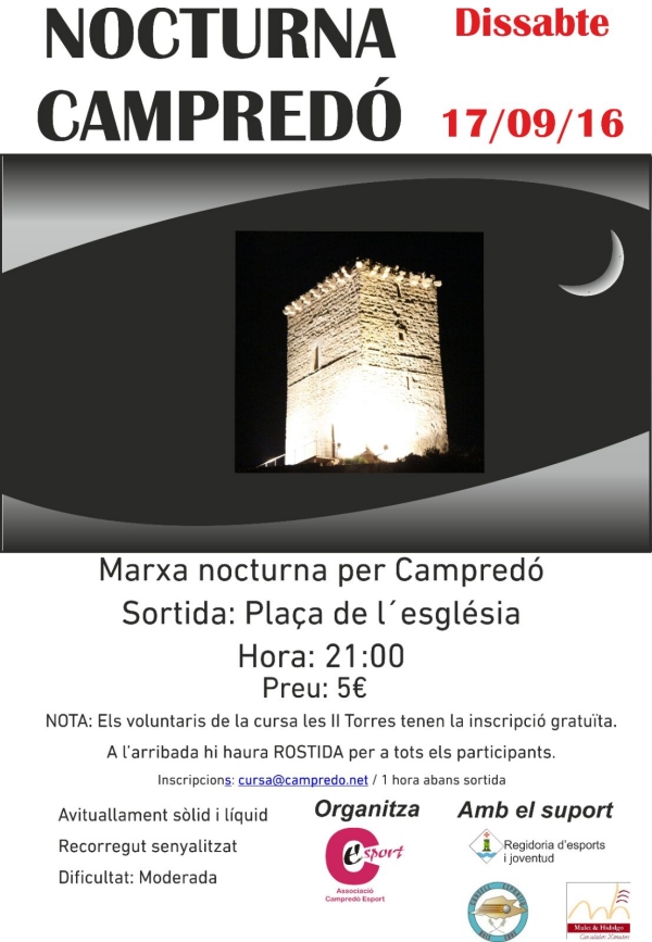 Marxa nocturna per Campred