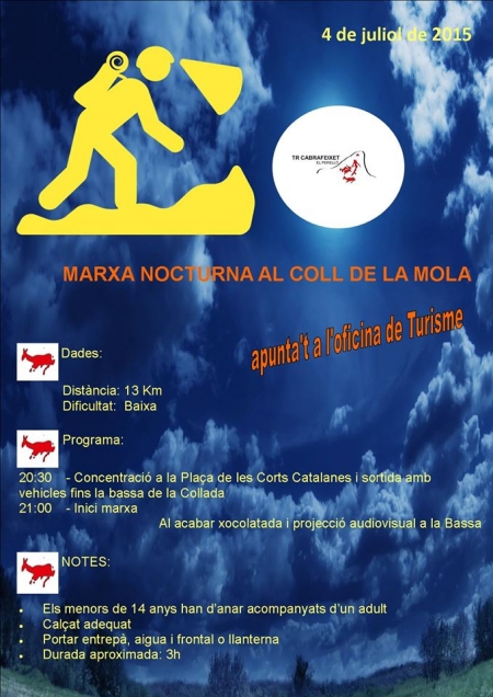 Marxa nocturna al Coll de la Mola