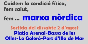 Marxa nrdica pel delta de l’Ebre Arenal-port Illa de Mar