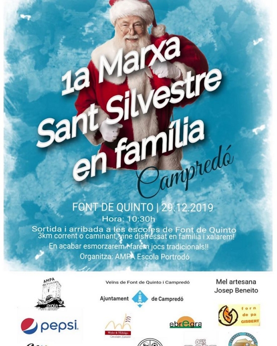 1a Marxa Sant Silvestre en famlia a Campred