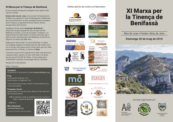 XI Marxa per la Tinena de Benifass